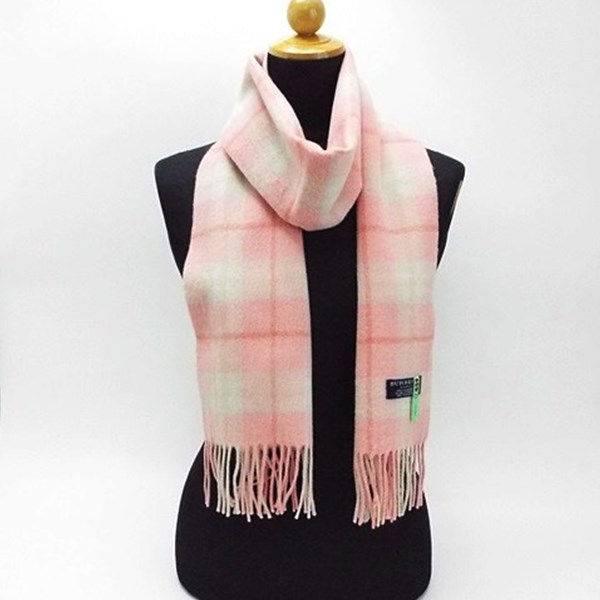 バーバリー バーバリー ロンドン カシミヤ マフラー ピンク チェック 175 30センチ 中古 Abランク Burberry London ブランドの通販はau Wowma ワウマ ブランドールミルキー 商品ロットナンバー