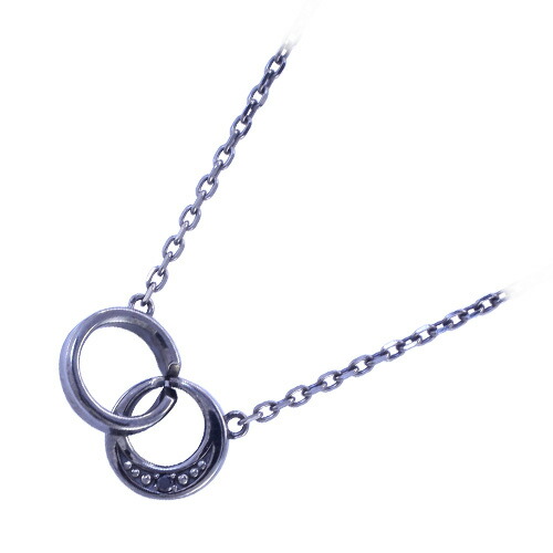 安い購入 送料込み 永遠に続く幸せの意味を込めたネックレス シルバーネックレス ペアネックレス サークル リング 三日月 平和 幸運 お揃い かっこ 日本未入荷 入手困難 Univ Ouaga3s Com