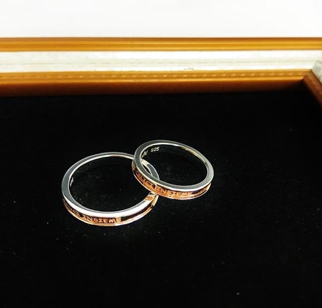 プレミアム 選べる14サイズ ２色のおしゃれなリング シンプルリング かわいい ピンク 黒 シルバー シルバーリング ペアリング リング 指輪 シンプル オープニング大放出セール Www Songtainews Net