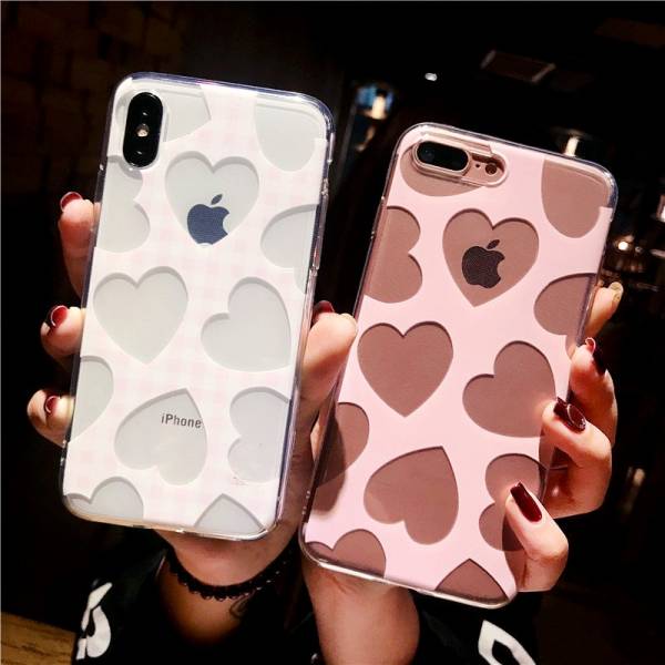 18新作 Iphonex Iphone8 Iphone7plus Iphone6ケース 全機種対応スマホケース可愛い透明ハート柄iphoneケースmo181の通販はau Wowma ワウマ Hawaiian Eagle 商品ロットナンバー