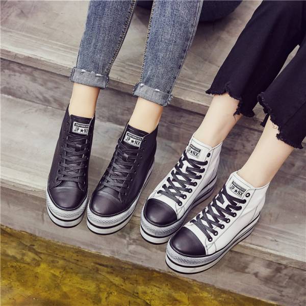 19新作欧米風 レディース本革ヒールスニーカー 靴ハイカット通気厚底11cmスニーカー レディース牛皮厚底スニーカーq0100の通販はau Pay マーケット Hawaiian Eagle 商品ロットナンバー