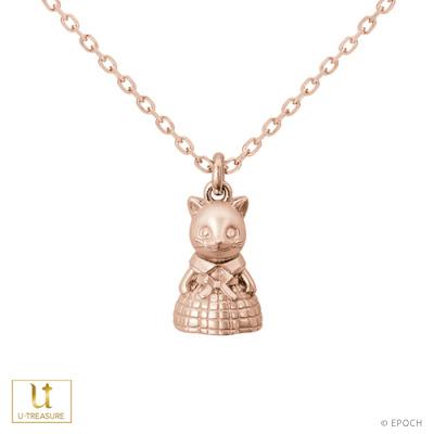 正規販売店 シルバニアファミリー グッズ ネックレス ペルシャネコの女の子 ネックレス K18ピンクゴールド アクセサリー プレゼント ユートレジャー 大注目 Hashigoc Com