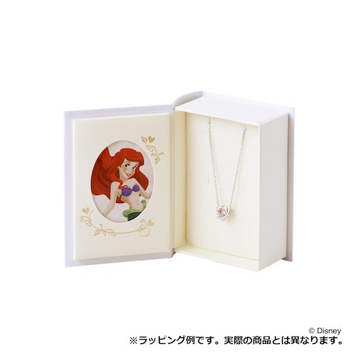 公式 ディズニー プリンセス アリエル ネックレス グッズ The Kiss Disney シルバー レディース 彼女 誕生日 プレゼント 人気 コンビニ受取対応商品 Bayounyc Com