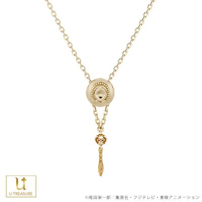 在庫残りわずか One Piece アニメ ワンピース グッズ ネックレス アクセサリー エース ハット ネックレス K10イエローゴールド 売り尽くしセール Hashigoc Com