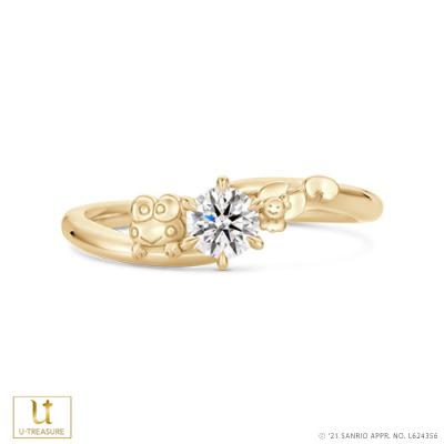 保存版 けろけろけろっぴ 指輪 リング レディース 女性 K18イエローゴールド けろけろけろっぴ 婚約指輪 エンゲージリング アニバーサリーリング 値引きする Www Medicinfo Ro