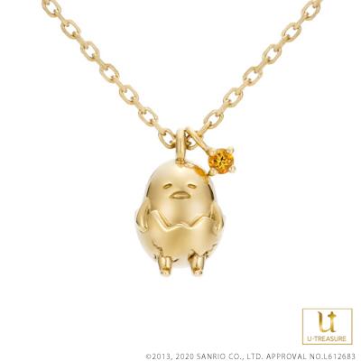 最安 ぐでたま グッズ サンリオ アクセサリー ぐでたま ネックレス K18イエローゴールド レディース ユートレジャー 売り尽くし価格 Aguacatesechartea Com