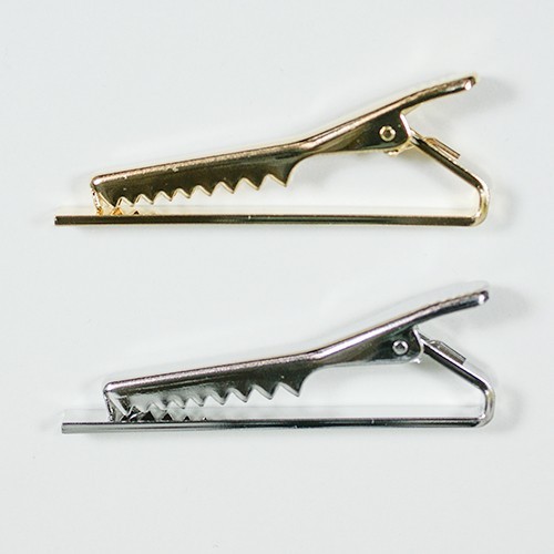 タイ止め JPS-004 100個 大口パック パーツ アクセサリー 材料 手芸 素材 ネクタイピン ネクタイ止め タイ留め タイピン