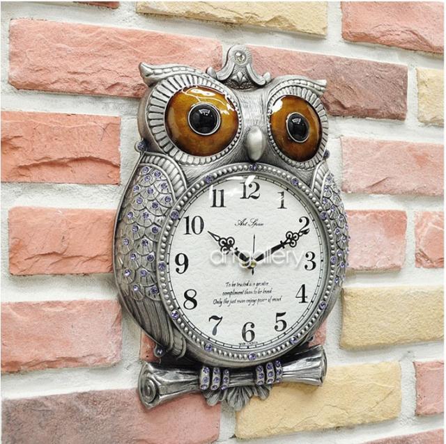 国内正規品 ふくろう電波時計a Silver 時計 おしゃれ インテリア 静か 無音 プレゼ ント 新築祝い アンティーク デ ザイン 保存版 Centrodeladultomayor Com Uy