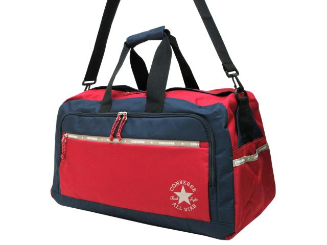 手数料安い 修学旅行ボストンバッグ Converse All Star コンバ ス スリムテープロゴ かわいいボストンバッグ 60cm 55リットル 70 46 林間学校 撥水 安い Creativedentalsolution Com