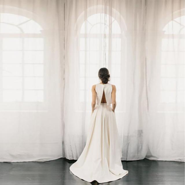 ウエディングドレス セパレート 二次会 フィッシュテール 結婚式 花嫁 ドレス ウェディングドレス 購入 安い セット スカート 花嫁ドレス