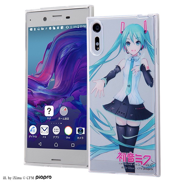 Xperia Xz 初音ミク Tpuケース 背面パネル ミク クリア の通販はau Wowma ワウマ Whitebang 商品ロットナンバー