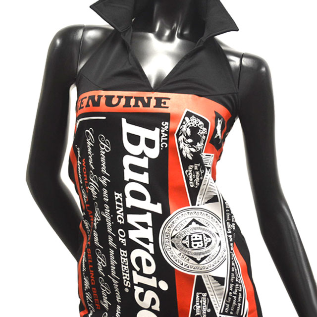 バドワイザー Budweiser バドガール レースクイーン 襟付きワンピ S M L Xl ブラック メール便発送対応 Bw Eop Blk の通販はau Pay マーケット One Clothing 商品ロットナンバー