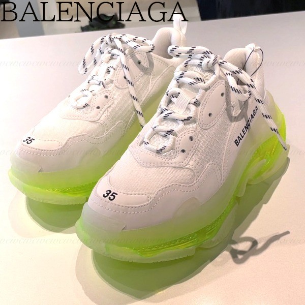 【送料無料】【新品■正規品■ギフト包装無料】BALENCIAGA バレンシアガ 国内発☆爽やかカラーのスニーカー　544351 W2FR1 9073 レディー