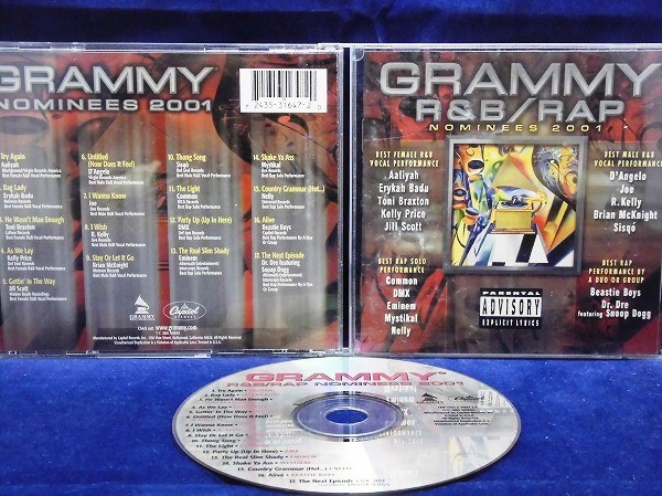 【CD】Grammy R&B/Rap Nominees 2001/Various Artists の通販はau PAY マーケット ...