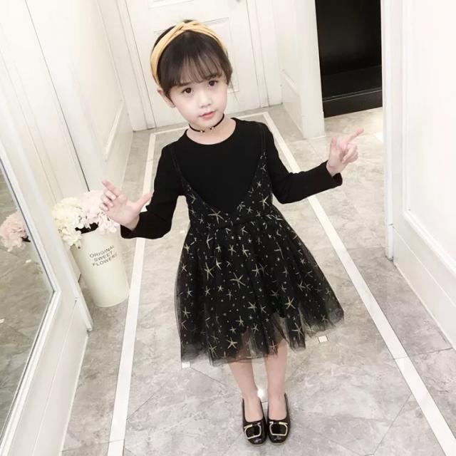 送料無料 ワンピース 女の子 長袖 春秋冬 子供 キッズ チュールドレス 長袖ワンピース 星柄 子供ワンピース キッズドレス チュールの通販はau Wowma ワウマ プリマーク 商品ロットナンバー