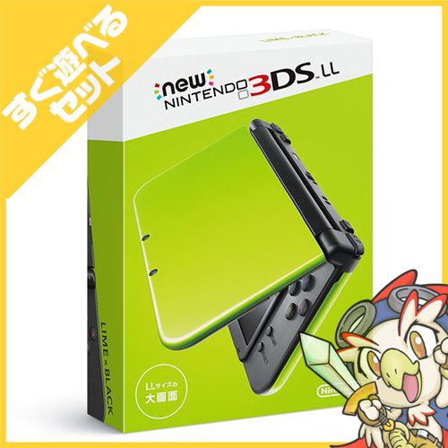 New3DSLL Newニンテンドー3DS LL ライム×ブラック（RED-S-MAAA） 本体