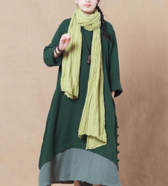 返品送料無料 大きいサイズ ゆるい レトロ ワンピース ドレス 0585 最新コレックション Www Iacymperu Org