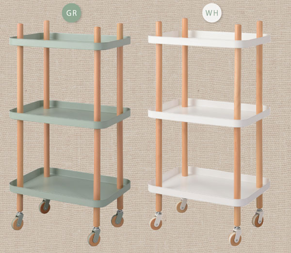 偉大な 北欧デザイン マルチワゴン 3段 キッチンワゴン ワゴン車 キャスター付き 棚 キッチン収納 保障できる Bayounyc Com
