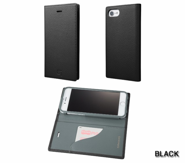 特典付き 送料無料 GRAMAS Shrunken-calf Full Leather Case for iPhone 8/7 GLC646 iPhone8/7_アイフォン8/7_iPhone_アイフォン_手帳型 - 7