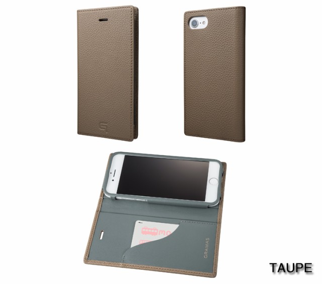 特典付き 送料無料 GRAMAS Shrunken-calf Full Leather Case for iPhone 8/7 GLC646 iPhone8/7_アイフォン8/7_iPhone_アイフォン_手帳型 - 8