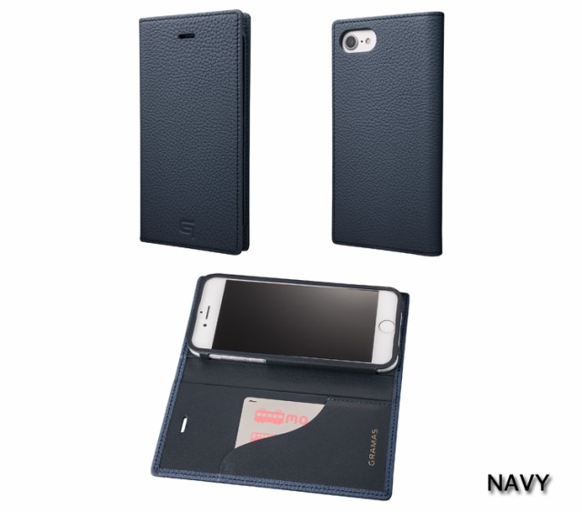 特典付き 送料無料 GRAMAS Shrunken-calf Full Leather Case for iPhone 8/7 GLC646 iPhone8/7_アイフォン8/7_iPhone_アイフォン_手帳型 - 9