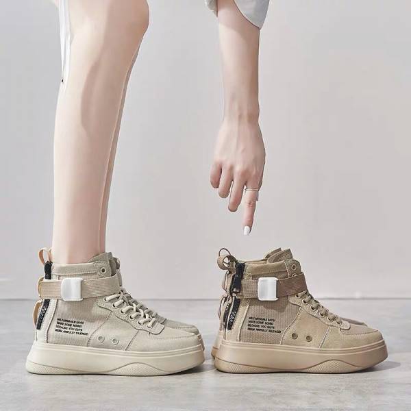 スニーカー レディース ハイカット インヒールスニーカー 美脚 脚長 ハイカットスニーカー シューズb210の通販はau Pay マーケット Mahalo Shop 商品ロットナンバー