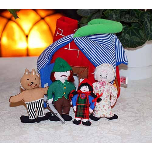 初回限定 布おもちゃ 赤ずきんちゃんシリーズ 布のプレイハウス 変身人形赤ずきんちゃん 人形劇ギフトセット 童話の世界 幼児教育 送料無料 在庫処分セール Carlavista Com