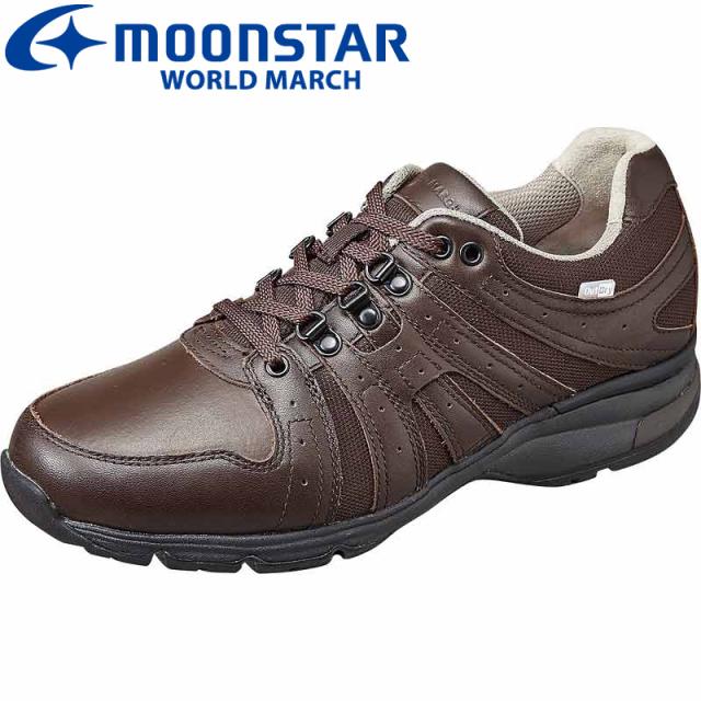 送料無料 ウォーキングシューズ 靴 メンズ Wm9002pride R ダークブラウン 透湿 ワールドマーチ スポーツシューズ 透湿 ムーンスター ウォーキングシューズ 長距離向け 防水 Timesail