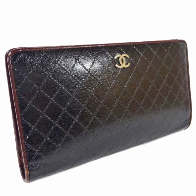 アウトレット半額 CHANEL シャネル ビコローレ ココマーク 二つ折り 長財布 ユニセックス ブラック ボルドー カーフ アウトレット半額 CHANEL シャネル ビコローレ ココマーク 二つ折り 長財布 ユニセックス ブラック ボルドー カーフ