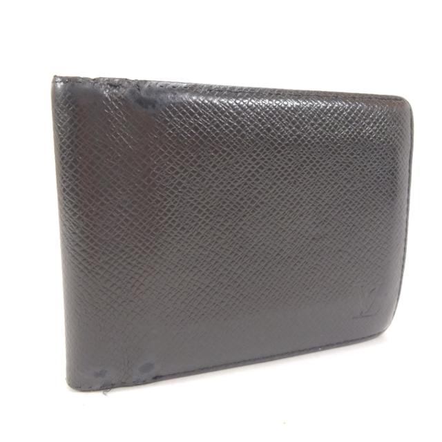 ブランド直営 Louis Vuitton ルイ ヴィトン ポルト ビエ 3ヴォレ 札入れ 二つ折り財布 メンズ ブラック タイガ M 他店圧倒価格 最安値に挑戦 Carlavista Com