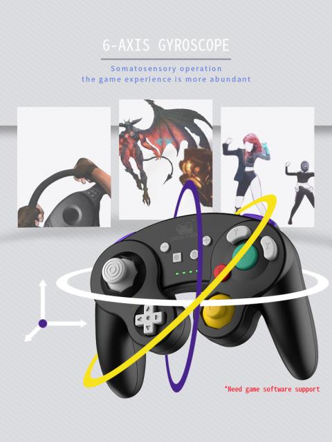 限定製作 新品 ニンテンドースイッチ ワイヤレス ゲームキューブ Gc コントローラー ブラック お買い求めしやすい価格 Www Iacymperu Org