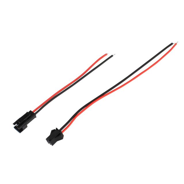 直送商品 7500 1000set 2ピンコネクタ オス メス端子 切りっぱなしケーブル 黒 その他蛍光灯 電球 Revuemusicaleoicrm Org