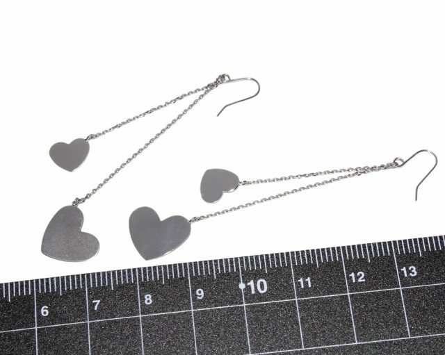 好評豊富な K18WG PAY マーケット - たかみ質店|商品ロットナンバー:480187358 ハート アメリカンピアスの通販はau 大特価在庫