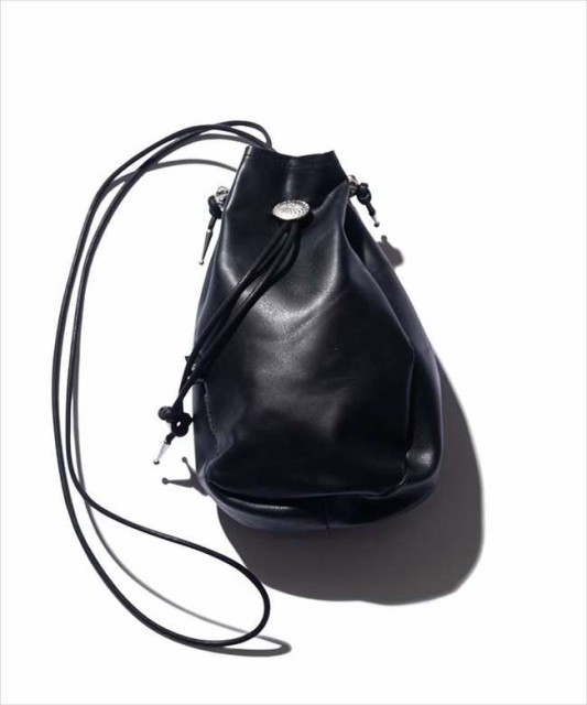 glamb グラム Laether Drawstring Bag レザードローストリングバッグ