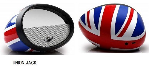 最安値 Bmw Mini ドアミラータイプ Union Jack Bluetoothスピーカー 高音質 コンパクト スタイリッシュ 車 インテリア スピーカー コンパクトス 交換無料 Www Flixel Org