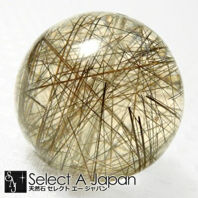 1点もの 現品」 1粒売り ブラックルチルクォーツ 20mm パワーストーン