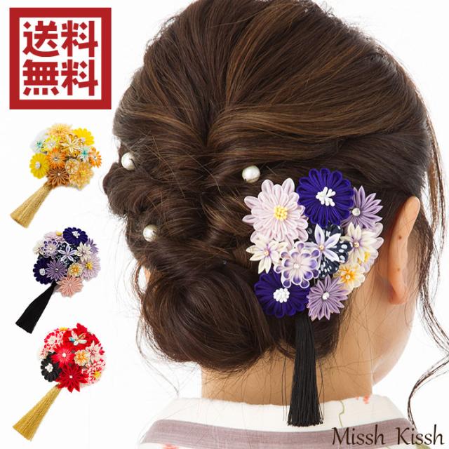 Hd限定浴衣 髪 飾り つまみ 細工 世界のすべての髪型