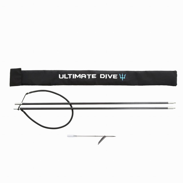 新品お買得 Dive 210cm シングルバーブ 210cm 2ピース モリ Ultimate カーボンファイバー 手銛 スポーツ アウトドア 製 魚 ヤス 銛 シングルバーブ 魚突き 突き スピアフィッシング チョッキ 日本正規品人気が高い