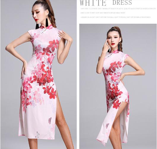 爆安プライス ラテン社交ダンス ドレスキッズ ダンス パンツダンス衣装 タッセル ワンピース キャバクラ チャチャチャ パーティーチャイナ ドレス 花 最安値挑戦 Carlavista Com