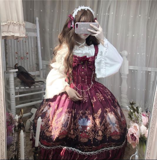 21年春夏再入荷 ゴシック可愛いjskゴスロリワンピース ドレス ロリィタ Op膝丈 Lolita ロリータ コスプレ エプロン 日常洋服リボン可愛い スプリングフェア Farmerscentre Com Ng