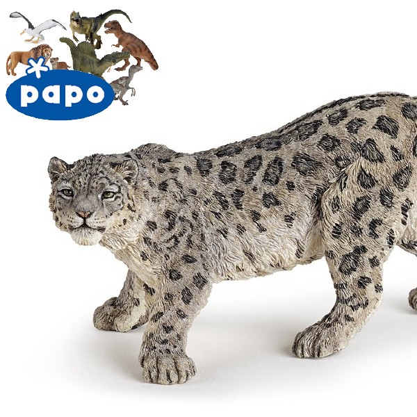 papo snow leopard