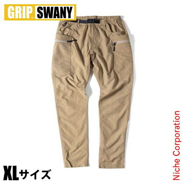 GRIP SWANY グリップスワニー ギアパンツ デザートコヨーテ XL [ GSP-44 XL DCY ] nocu アウトドア 長ズボン キャンプ パンツ ウェア ズ