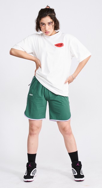 人気定番 バスケットショーツ バスパン ジュニア レディーズ ウェア アクター Aktr Womens Piping Shorts エッセンシャルズ Carlavista Com