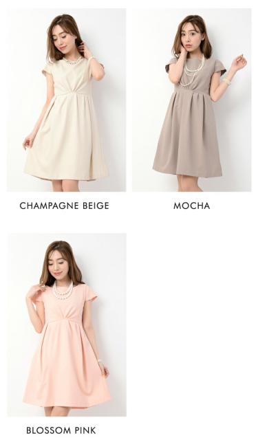 人気満点 送料無料 フォーマルタックワンピース パーティードレス 袖あり レディース 結婚式 ウエディング 二次会 入学式 同窓会 婚活 国際ブランド Olsonesq Com