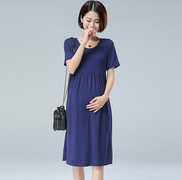 在庫限りッ アウトレット 送料無料 韓国風 マタニティワンピース 妊婦服 産前 産後 ワンピース マタニティウェア ママ 妊婦用 棉 ゆったり 夏 短袖 M L Xl Xx 人気商品再入荷 Carlavista Com