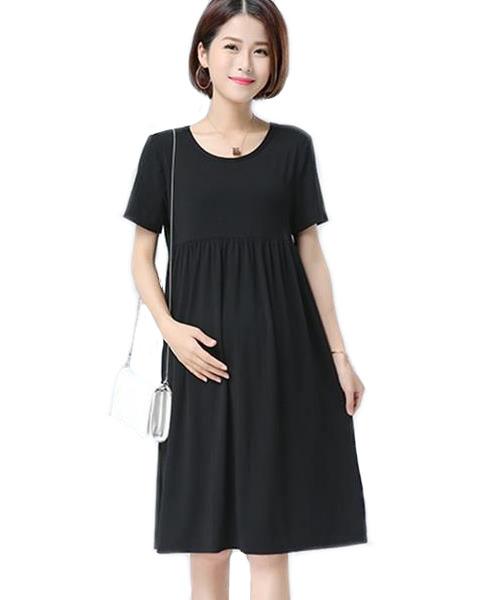 在庫限りッ アウトレット 送料無料 韓国風 マタニティワンピース 妊婦服 産前 産後 ワンピース マタニティウェア ママ 妊婦用 棉 ゆったり 夏 短袖 M L Xl Xx 人気商品再入荷 Carlavista Com