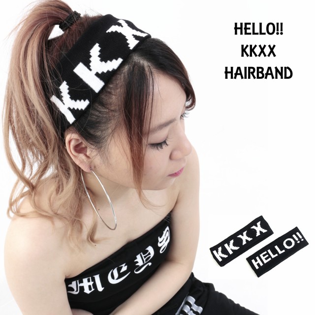 Hello Kkxx ヘアバンド ヘアアクセサリー 幅広 ダンス 衣装 小物