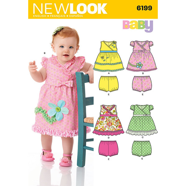セール ネコポス送料無料 輸入型紙 英語版 ベビー Newlook 5型 ワンピース ネコポス可の通販はau Pay マーケット Re Black レブラック ダンス 黒い服専門店 商品ロットナンバー