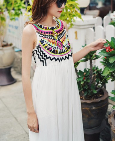 ワンピース ロング丈 リゾート ワンピース ノースリーブ 代 30代 40代 白 ワンピース 春 夏 ワンピース ボヘンミアン ワンピース オリの通販はau Pay マーケット Rinatrad 商品ロットナンバー
