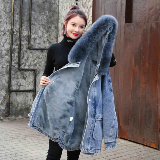 ポイント2倍 レディース 韓国ファッション デニムジャケット フェイクファー付き フード付き ジージャン Gジャン アウター カジュアル 長袖 大人かっ スタンダードセット レディースファッション アウター Siddhayatra Kemdikbud Go Id